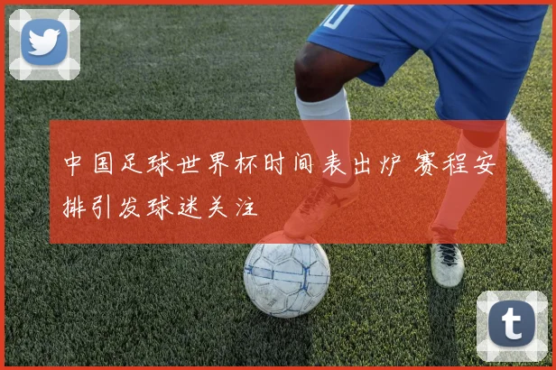 中国足球世界杯时间表出炉 赛程安排引发球迷关注